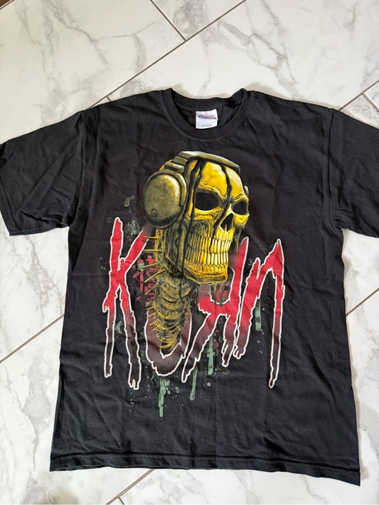 Hanes Other - Vintage Korn Concert Tour T- Shirt 2011 Rare Double Sided Band Tee y2k Skull